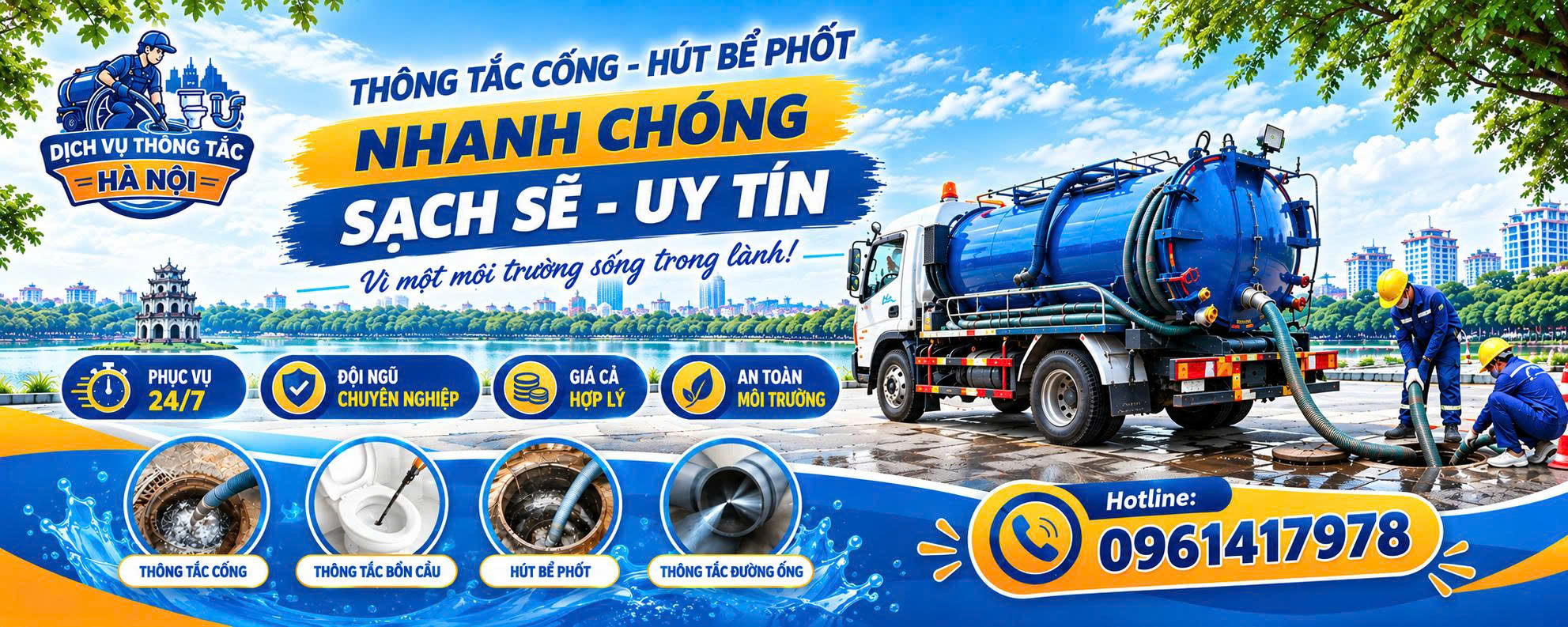 Hút bể phốt Bảo Minh tại Hà Nội